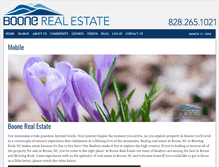 Tablet Screenshot of boonerealestate.com